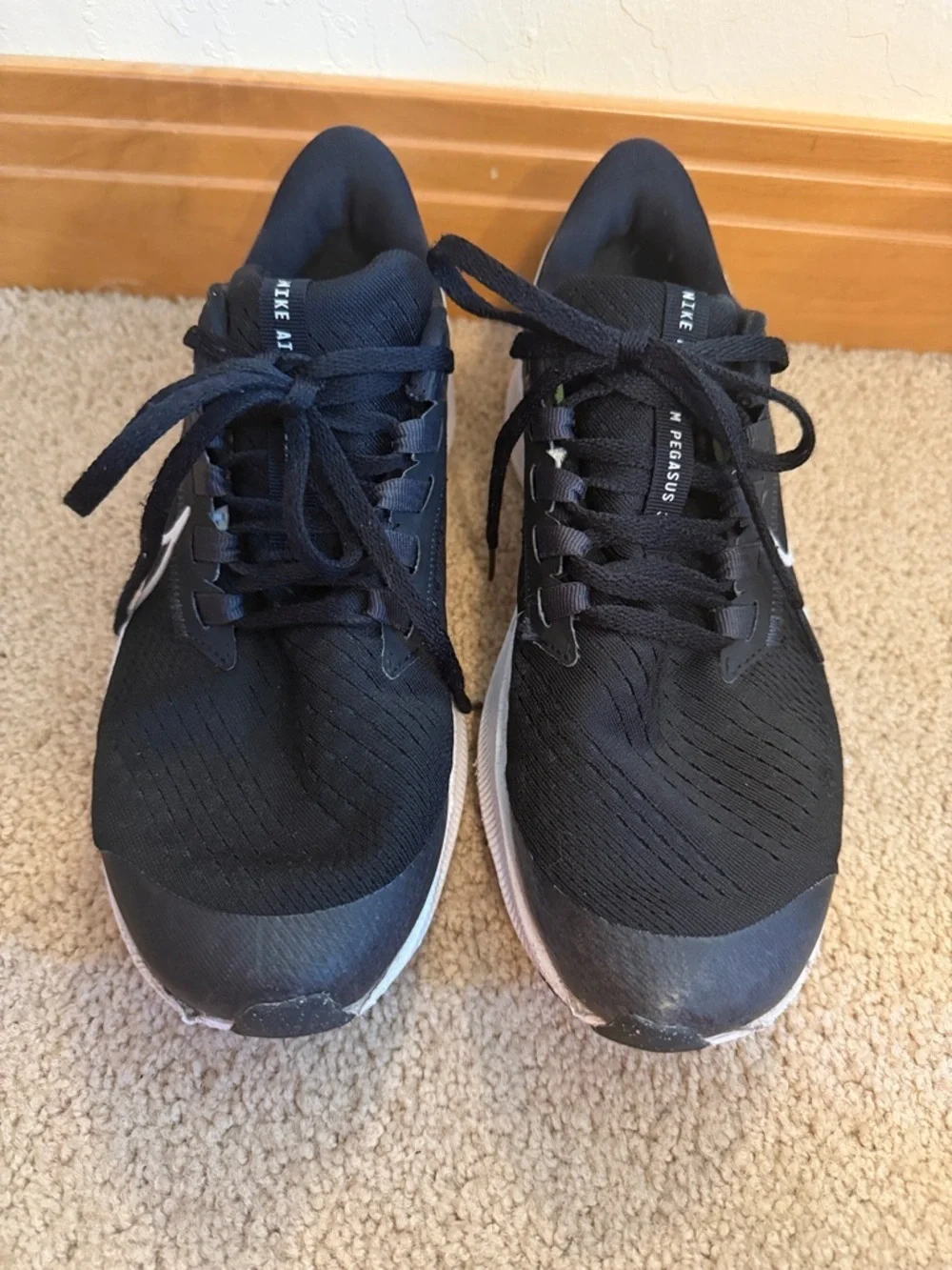 Nike Air Zoom Pegasus euro 40 7Y black white shoes sneakers trainers unisex